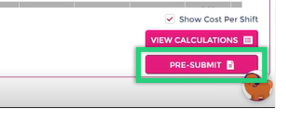 Pre-submit button