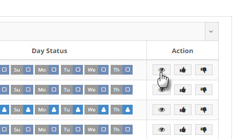 Multiview view timesheet button