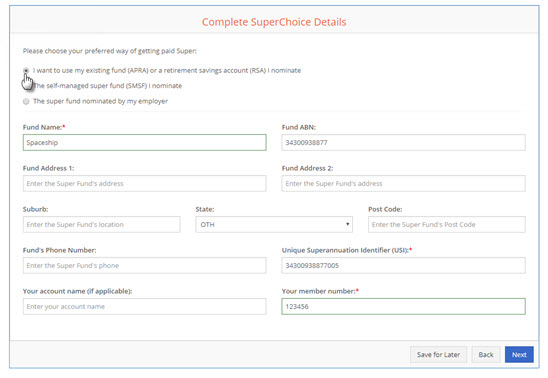 Super fund Details