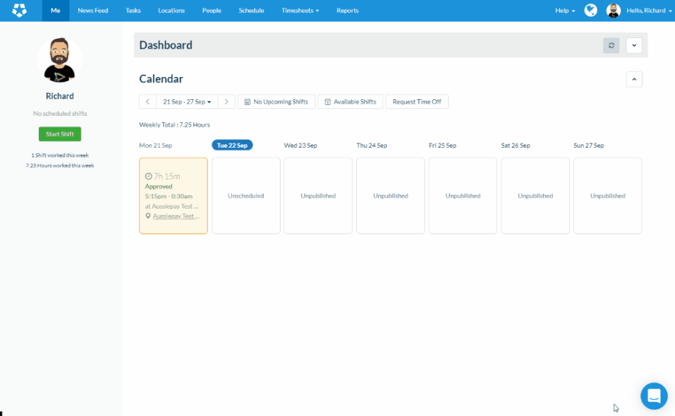 Updating cost centre codes in Deputy