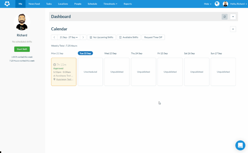 Exporting a payroll file