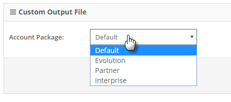 Output format