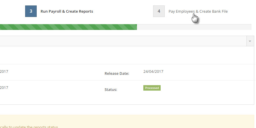 Payroll Step 4 - Finalise Payroll